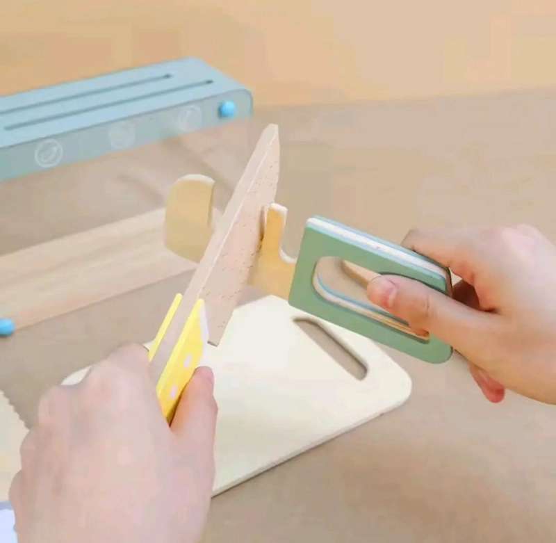 SET DE ACCESORIOS DE COCINA PARA NIÑOS EN MADERA - 3