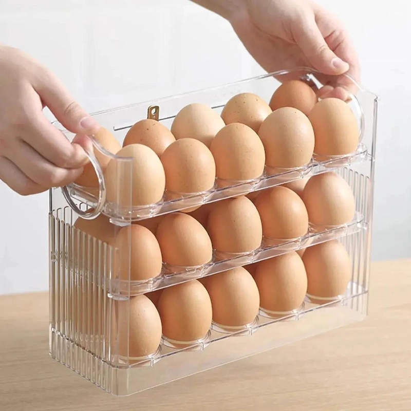 ORGANIZADOR DE HUEVOS CON 3 NIVELES Y TEMPORIZADOR INTEGRADO - 3