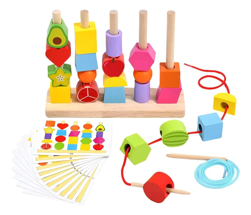 JUEGO EDUCATIVO DE PATRONES Y ENCAJE PARA NIÑOS - 1
