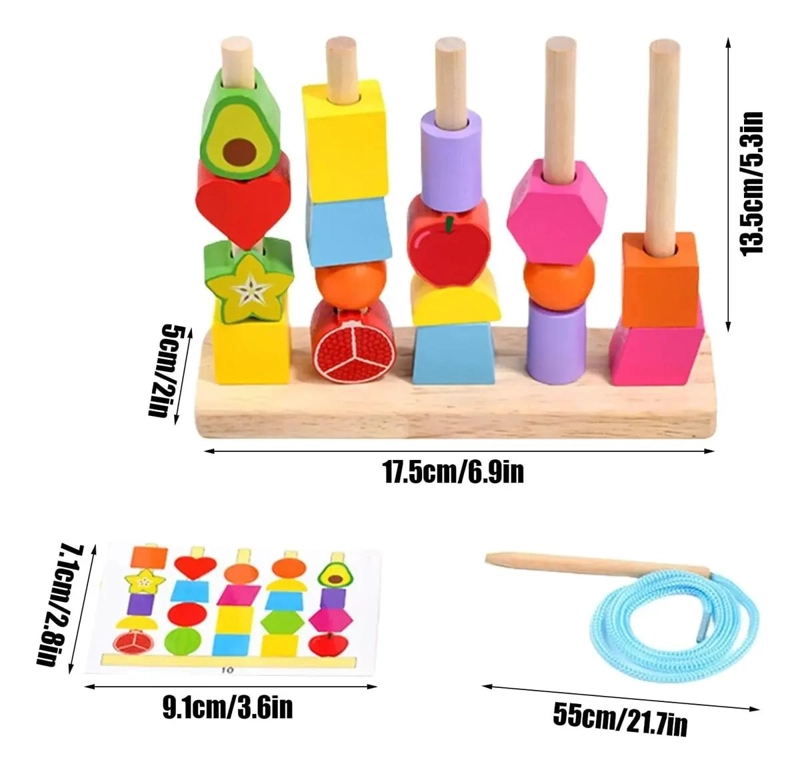 JUEGO EDUCATIVO DE PATRONES Y ENCAJE PARA NIÑOS - 2