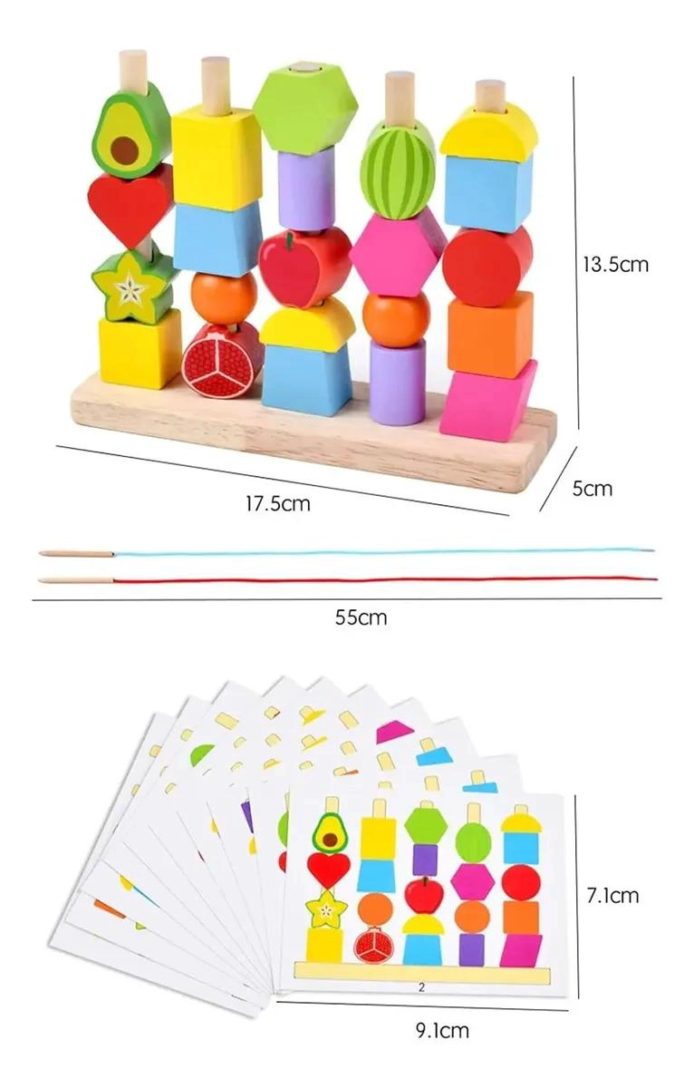 JUEGO EDUCATIVO DE PATRONES Y ENCAJE PARA NIÑOS - 4