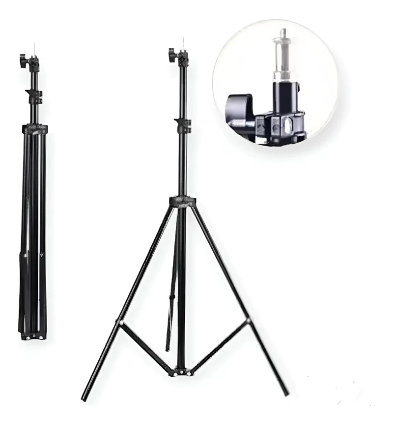TRIPODE SOPORTE AJUSTABLE DE 2 METROS PARA FOTOGRAFIA - 1