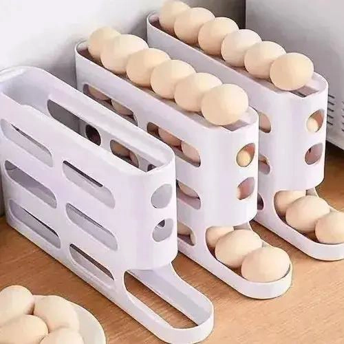 ORGANIZADOR DE HUEVOS DISPENSADOR PARA 32 UNIDADES EN COCINA - 5