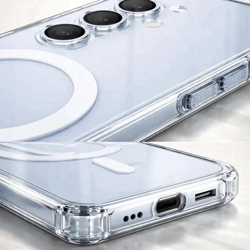 CARCASA TRANSPARENTE ANTIGOLPE PARA SAMSUNG S24 FE - 4