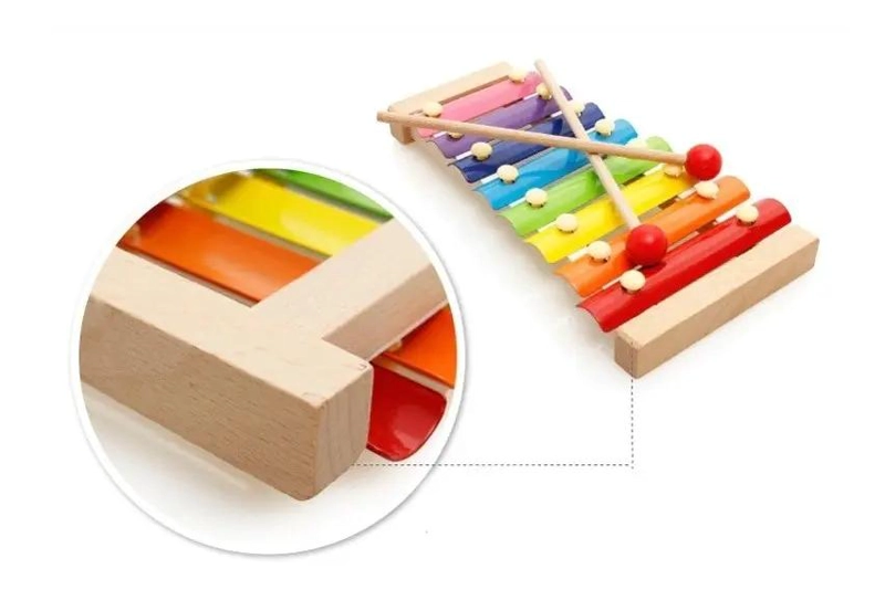 JUGUETE DIDACTICO DE MADERA CON PIZARRA MAGNE TICA Y ACCESORIOS - 9