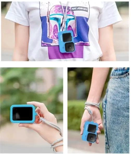 FUNDA DE SILICONA Y ACCESORIOS PARA CAMARA GOPRO HERO 9 10 11 12 - 4