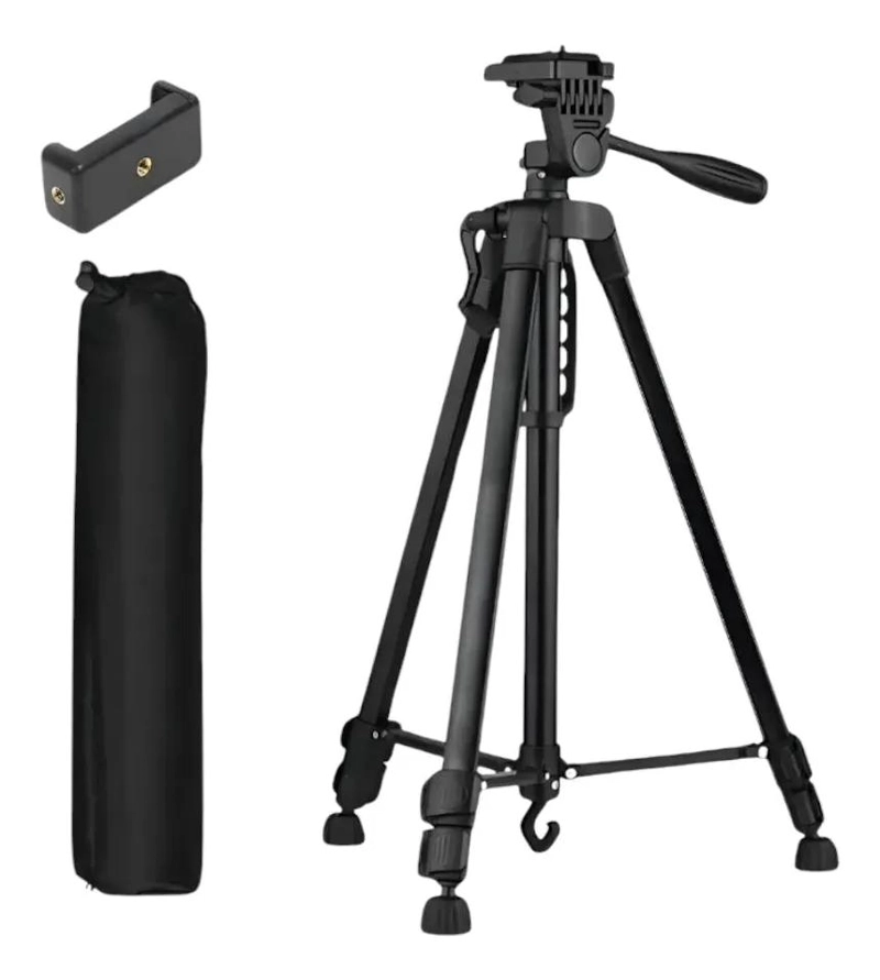 TRIPODE PROFESIONAL PARA CELULAR Y CAMARA CON ADAPTADOR - 5
