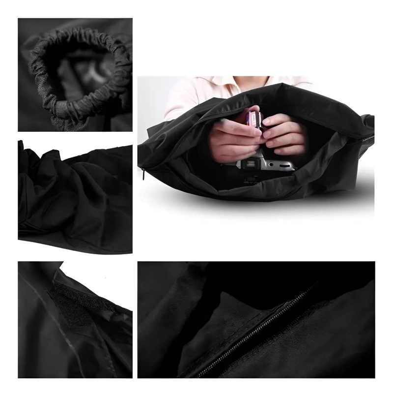 BOLSA NEGRA PORTATIL PARA REVELADO DE PELICULAS - 1