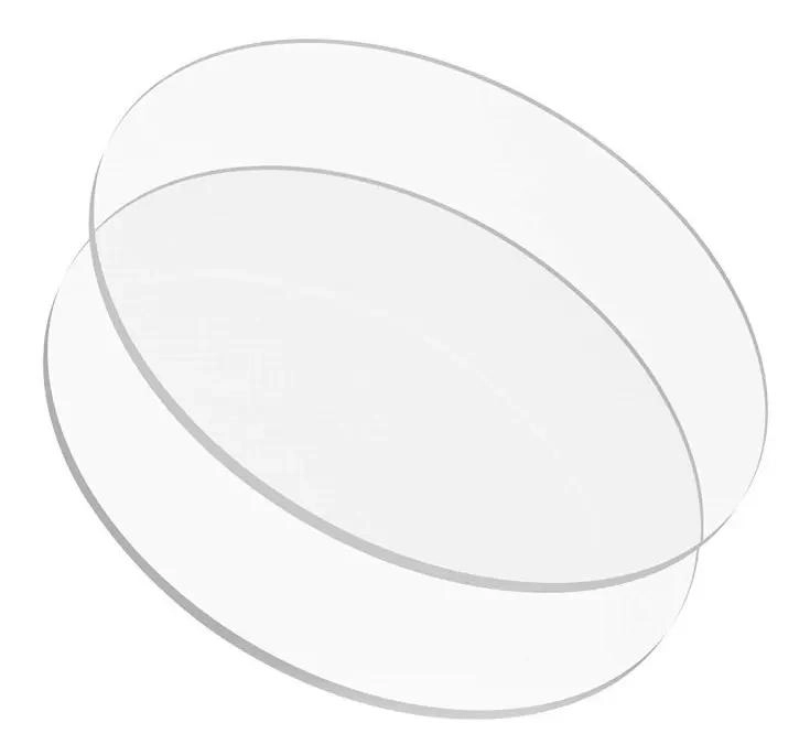SET DE 2 DISCOS ACRILICOS PARA BORDES DE TORTAS DE 20 CM - 1