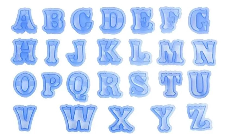 SET DE CORTADORES DE LETRAS PARA REPOSTERIA CREATIVA - 1