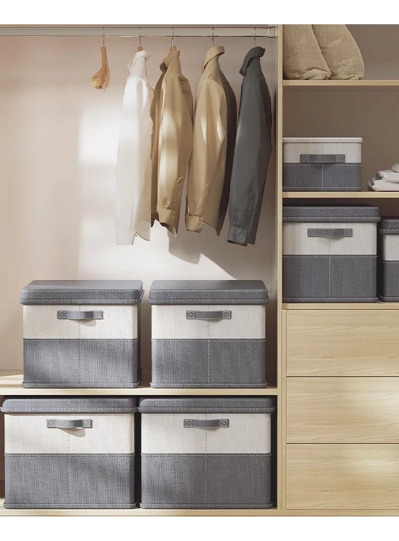 CAJA ORGANIZADORA PLEGABLE PARA ROPA Y JUGUETES 44X30X29 CM - 9