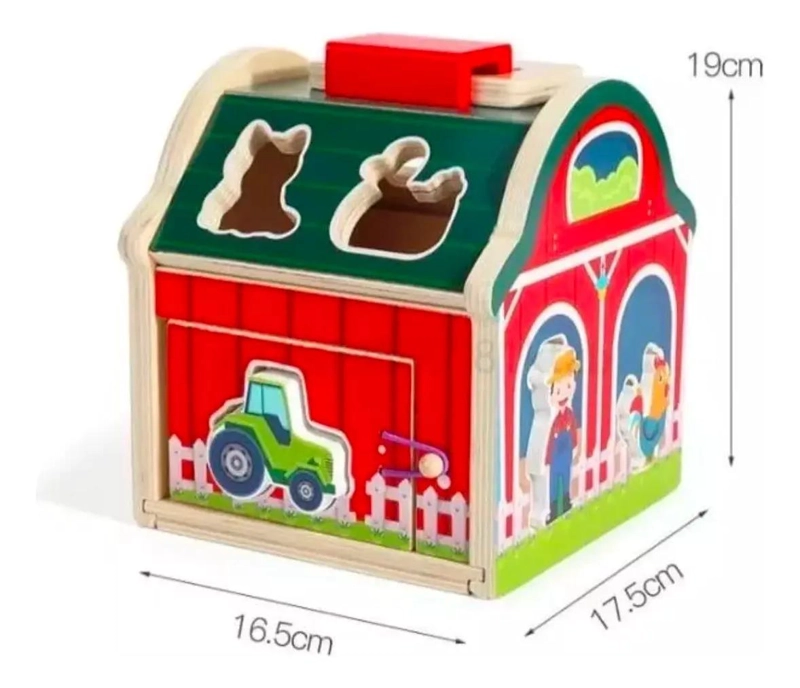 JUGUETE DIDACTICO DE ENCAJE GRANJA PARA NIÑOS - 5