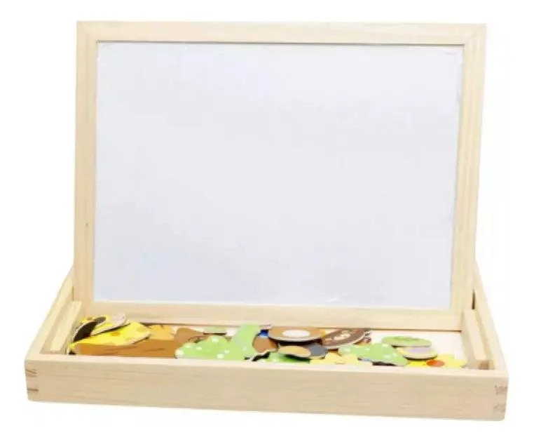 PIZARRA MAGNE TICA DIDACTICA DE MADERA PARA NIÑOS - 7