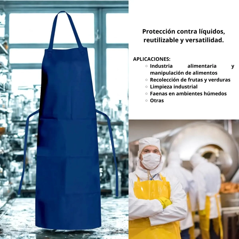 PECHERA IMPERMEABLE DOBLE FAZ PARA COCINA Y TRABAJO - 4