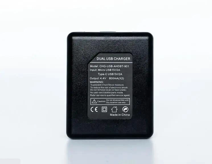 CARGADOR DOBLE PARA BATERIAS DE CAMARA DE ACCION - 2