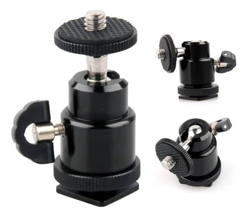 SOPORTE PARA CAMARA DE FOTOGRAFIA ADAPTADOR PARA TRIPODE - 2