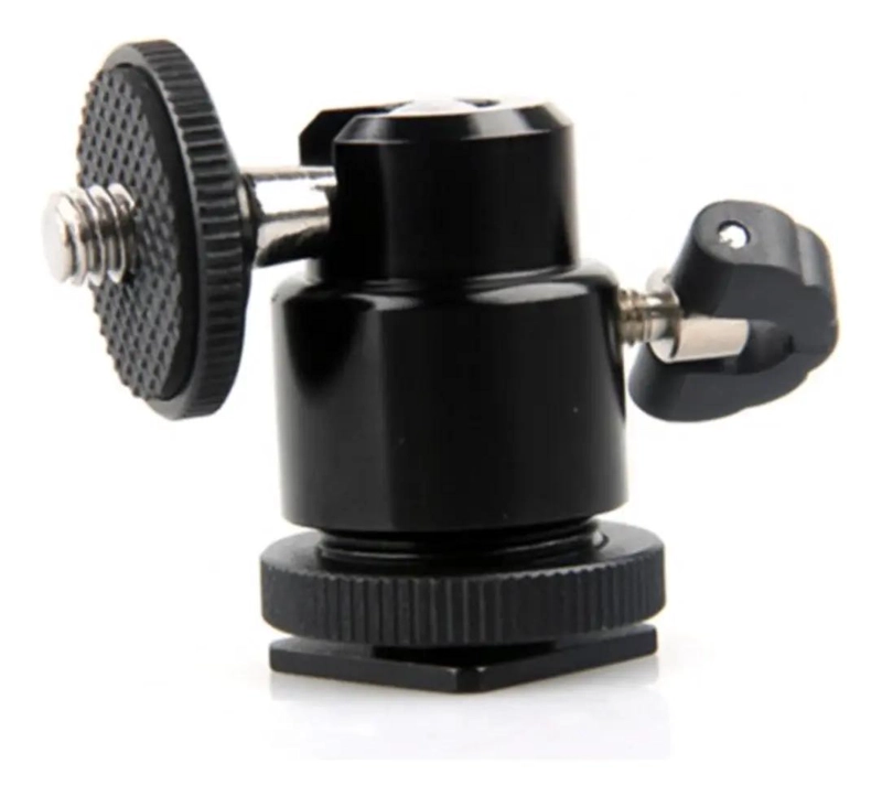 SOPORTE PARA CAMARA DE FOTOGRAFIA ADAPTADOR PARA TRIPODE - 4