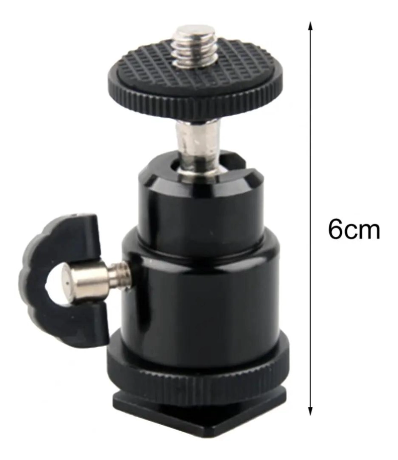 SOPORTE PARA CAMARA DE FOTOGRAFIA ADAPTADOR PARA TRIPODE - 7