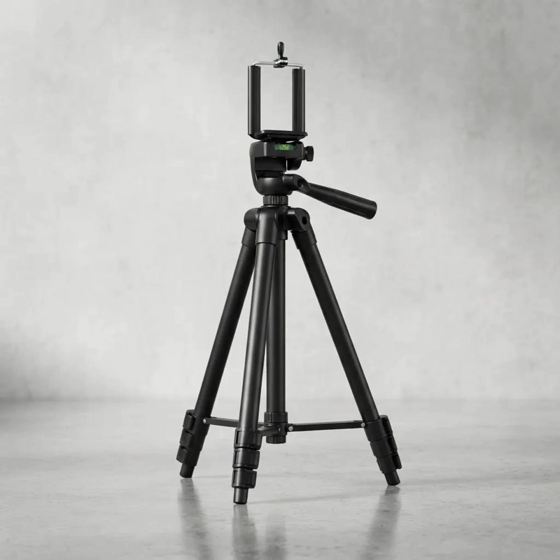 TRIPODE AJUSTABLE PARA CAMARA Y CELULAR DE 1.02 METROS - 5