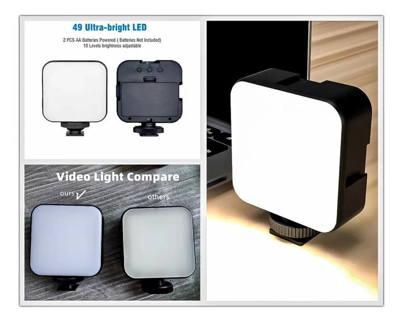 TRIPODE PORTATIL DE VIDEO AJUSTABLE DE 31 CM PARA GRABACION - 7