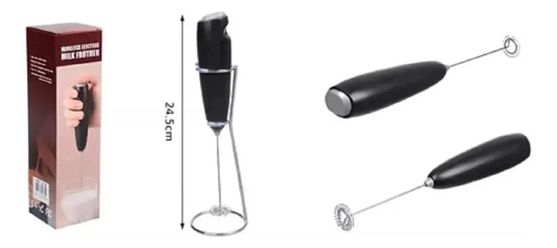 PACK DE 2 MINI BATIDORES PARA CAFE  Y ESPUMA DE LECHE - 4