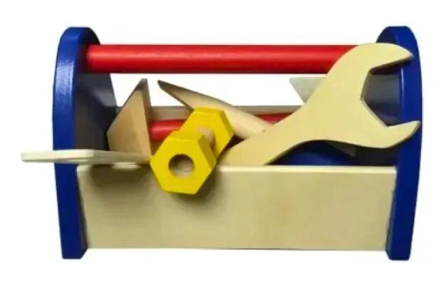 SET DE HERRAMIENTAS DE MADERA PARA NIÑOS Y NIÑAS - 2