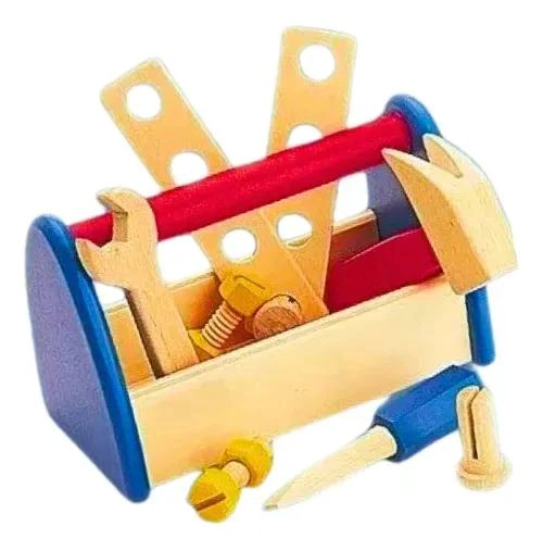 SET DE HERRAMIENTAS DE MADERA PARA NIÑOS Y NIÑAS - 3