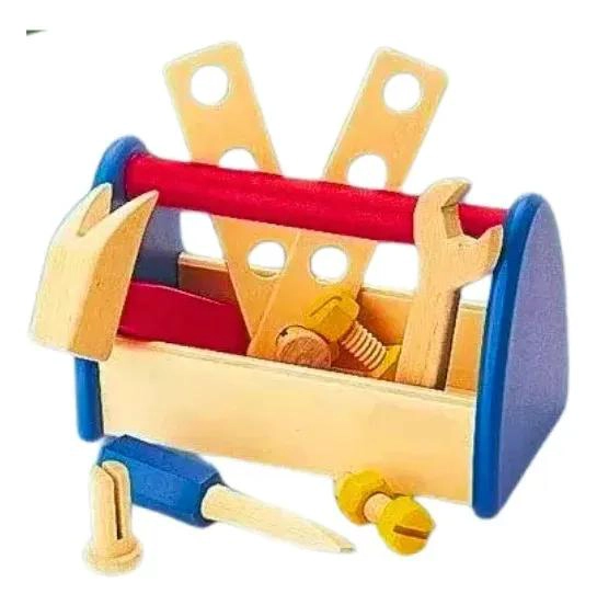 SET DE HERRAMIENTAS DE MADERA PARA NIÑOS Y NIÑAS - 4