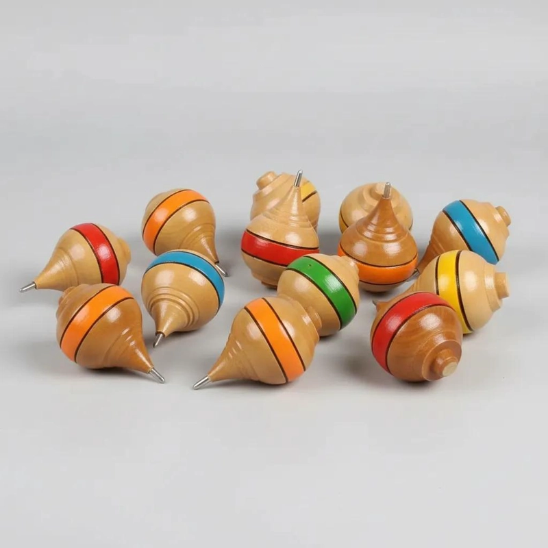 TROMPOS DE MADERA PARA JUEGOS CLASICOS Y DIVERSION FAMILIAR - 1