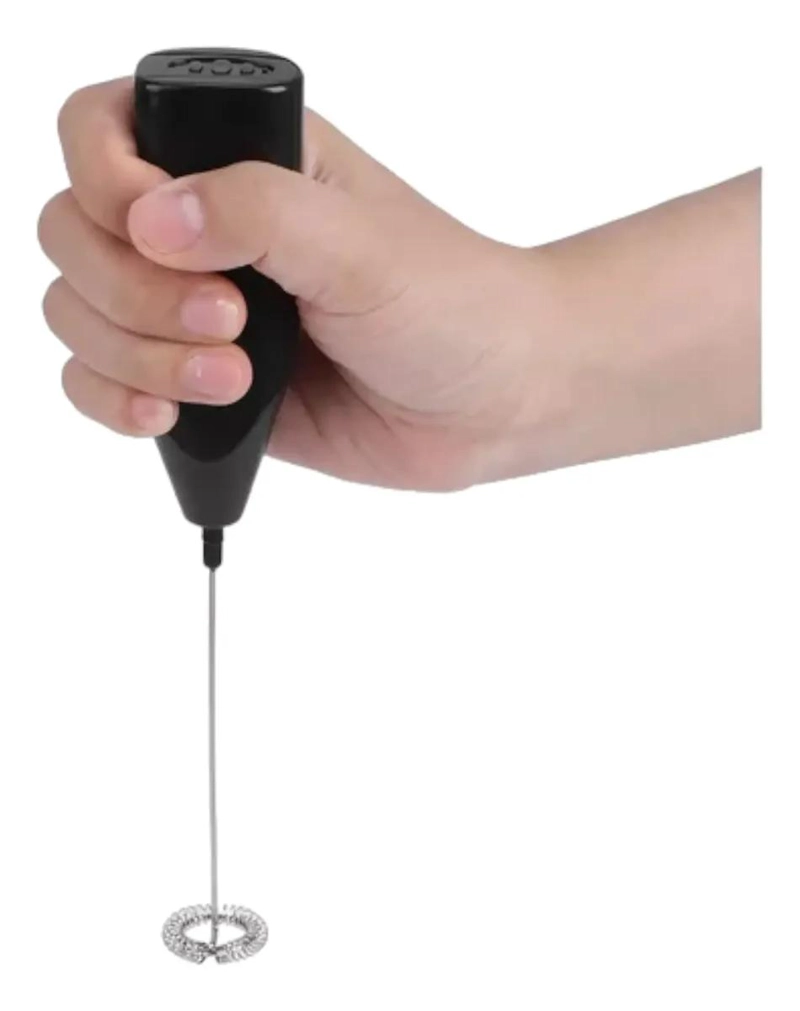 SET DE 5 MINI BATIDORAS PORTATILES ELE CTRICAS PARA LECHE Y CAFE - 1