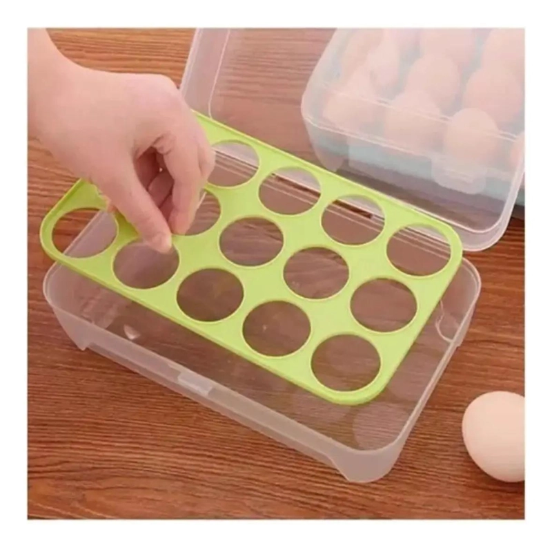 ORGANIZADOR DE HUEVOS PARA 15 UNIDADES EN PLASTICO ABS - 5