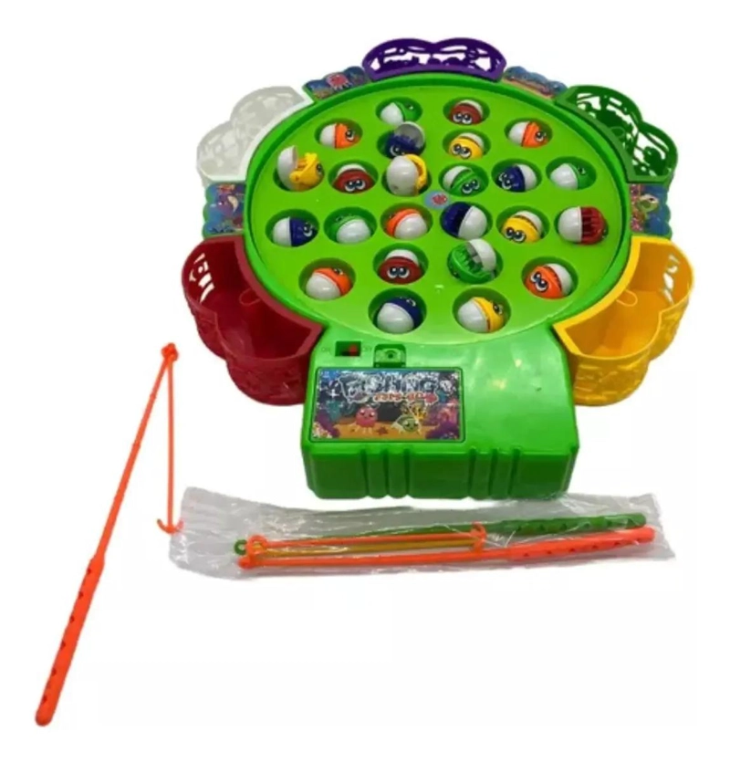 JUEGO DE PESCA MAGNE TICO ELECTRONICO PARA NIÑOS - 3