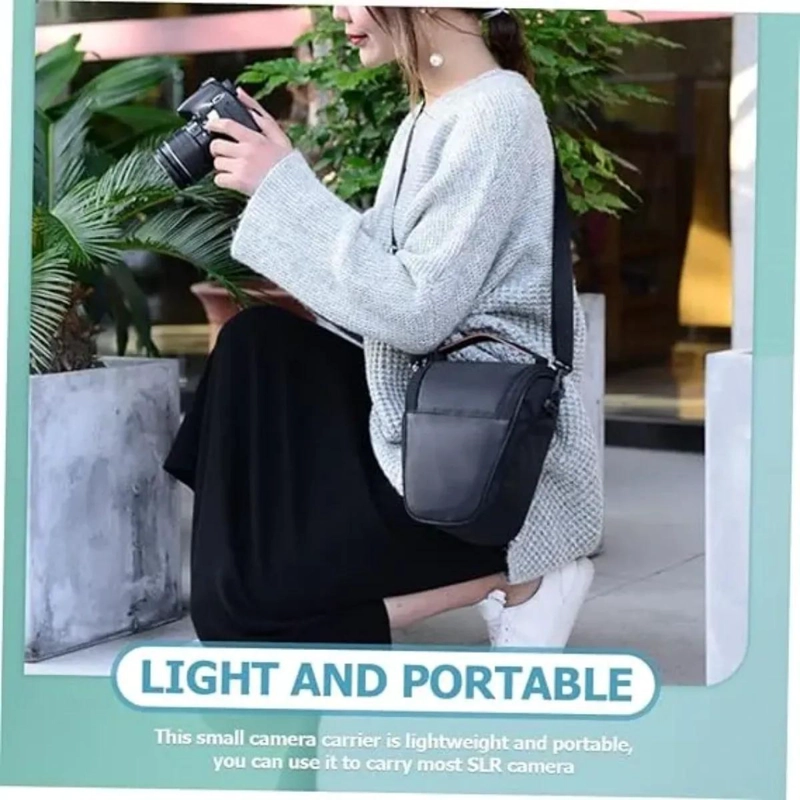 BOLSO PARA CAMARAS LENTE DSLR COMPACTO Y ELEGANTE - 7