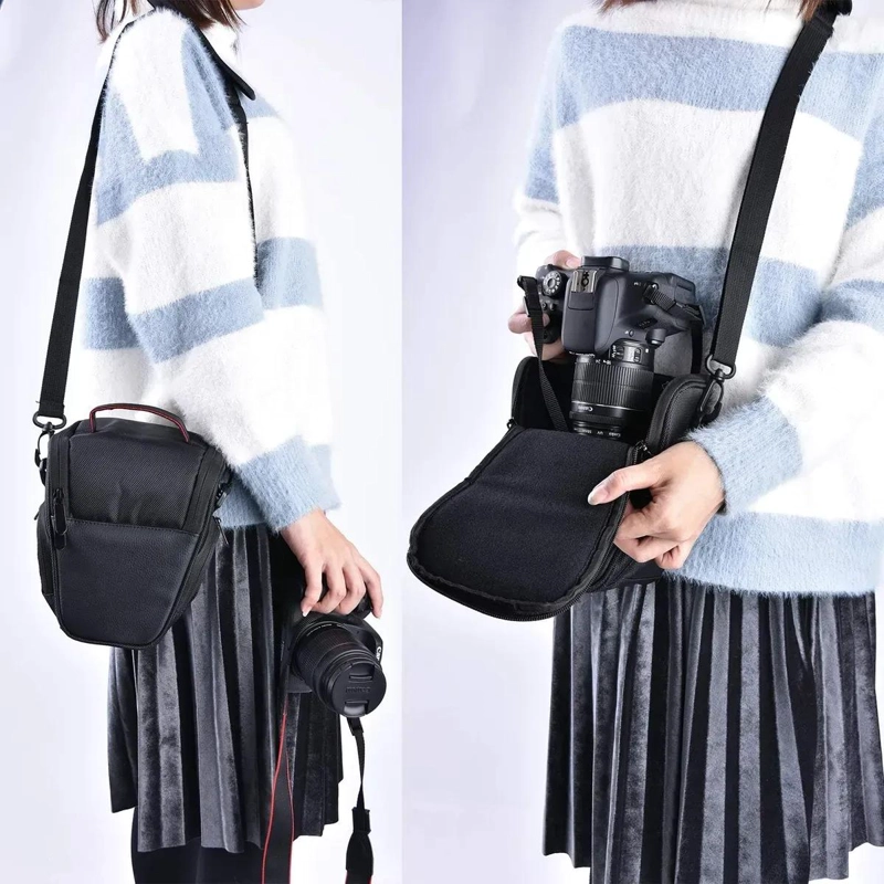 BOLSO PARA CAMARAS LENTE DSLR COMPACTO Y ELEGANTE - 8