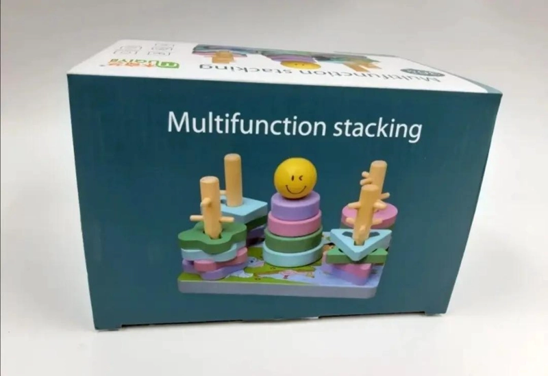 JUGUETE DIDACTICO DE MADERA PARA ESTIMULACION INFANTIL - 4