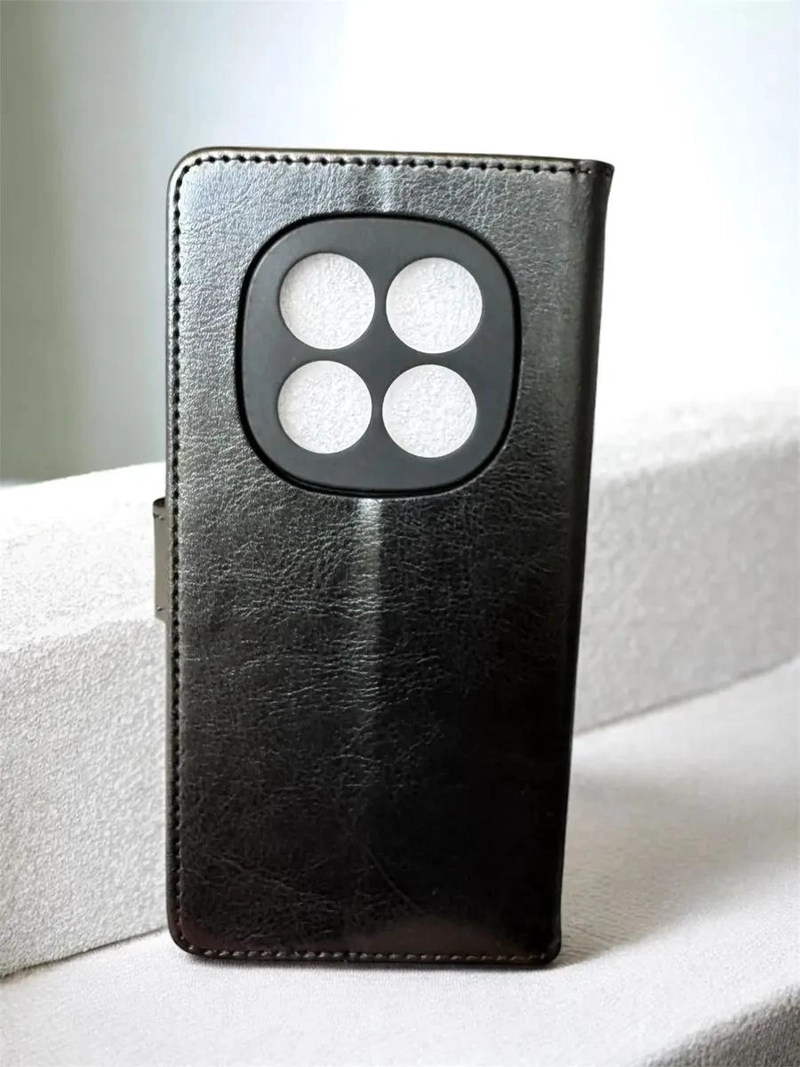 CARCASA FLIP COVER NEGRA PARA XIAOMI NOTE 15 PRO PLUS 5G - 6