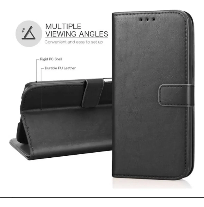 CARCASA FLIP COVER NEGRA PARA XIAOMI NOTE 15 PRO PLUS 5G - 8