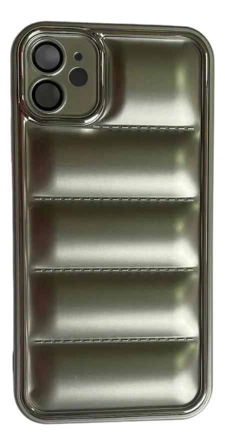 FUNDA ACOLCHADA PARA IPHONE 11 CON PROTECCION DE CAMARA - 1