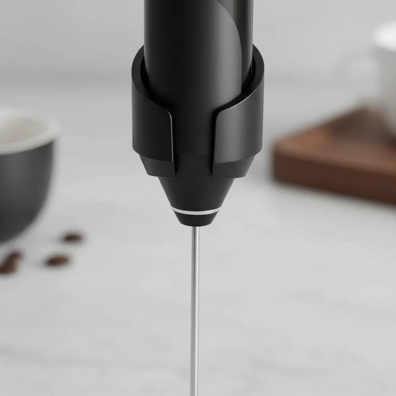 BATIDOR ESPUMADOR ELE CTRICO PORTATIL CON SOPORTE PARA LECHE - 5