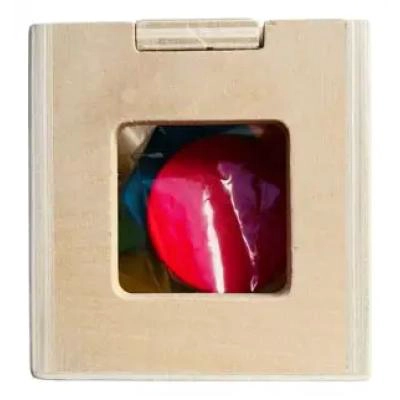 CAJA DE JUGUETE DE MADERA PARA APRENDIZAJE INFANTIL - 3
