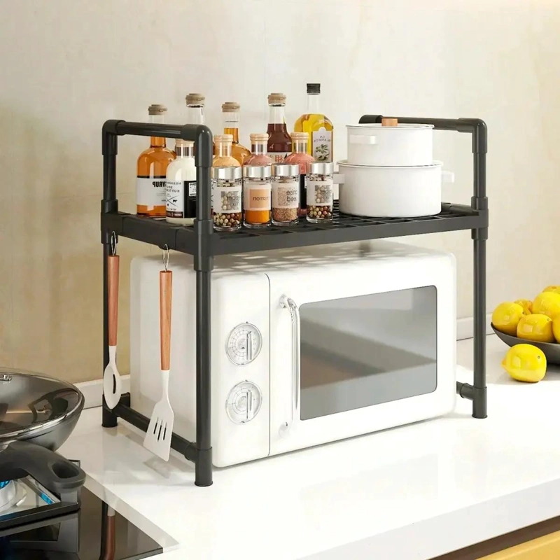 ESTANTE ORGANIZADOR DE COCINA PARA HORNO MICROONDAS Y UTENSILIOS - 2