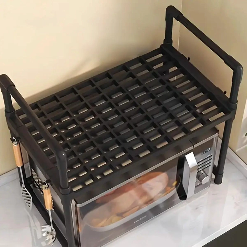 ESTANTE ORGANIZADOR DE COCINA PARA HORNO MICROONDAS Y UTENSILIOS - 6