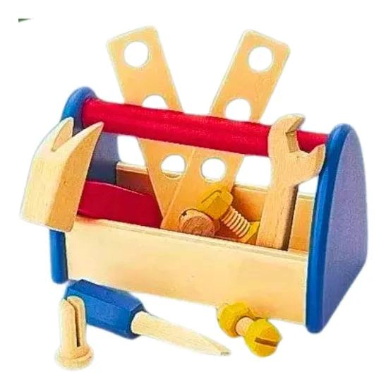SET DE HERRAMIENTAS DE MADERA PARA NIÑOS Y NIÑAS - 4