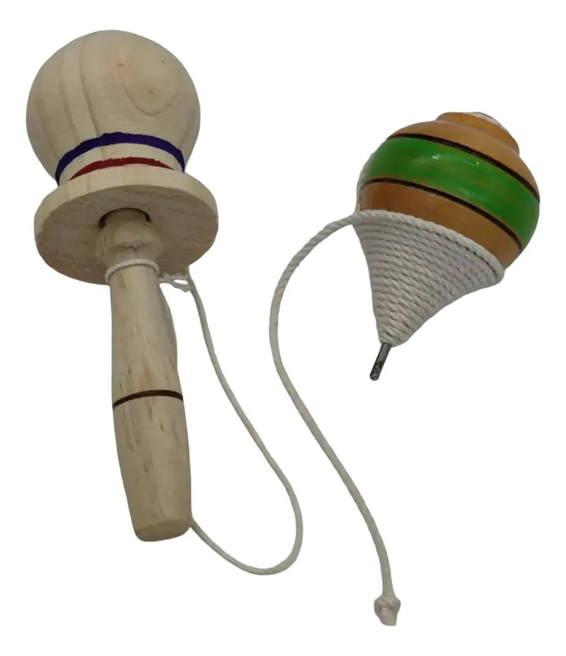 TROMPO Y EMBOQUE DE MADERA TRADICIONAL CRIOLLO - 5