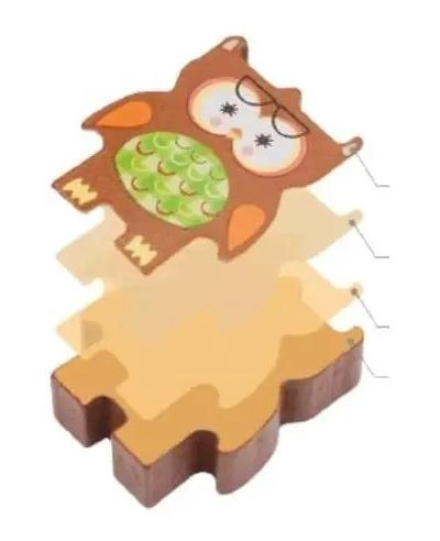 JUGUETE DE MADERA BUHO PARA JUEGO DE EQUILIBRIO INFANTIL - 9