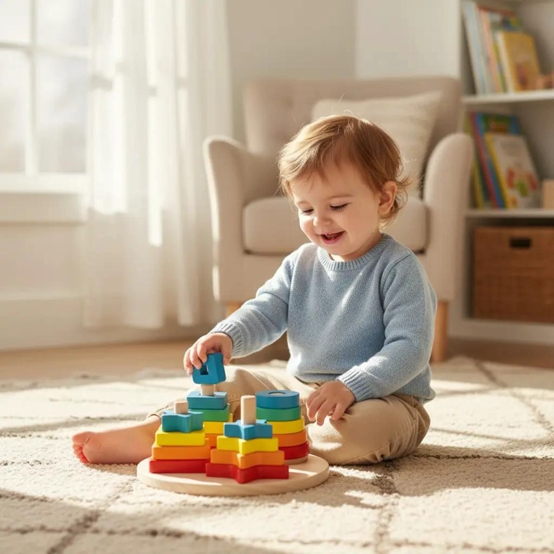 JUEGO DE MADERA PARA DESARROLLO DE MOTRICIDAD FINA - 2