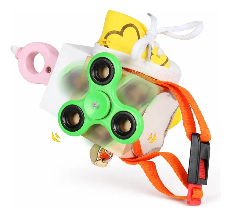 CUBO DIDACTICO SENSORIAL PARA APRENDIZAJE INFANTIL - 1