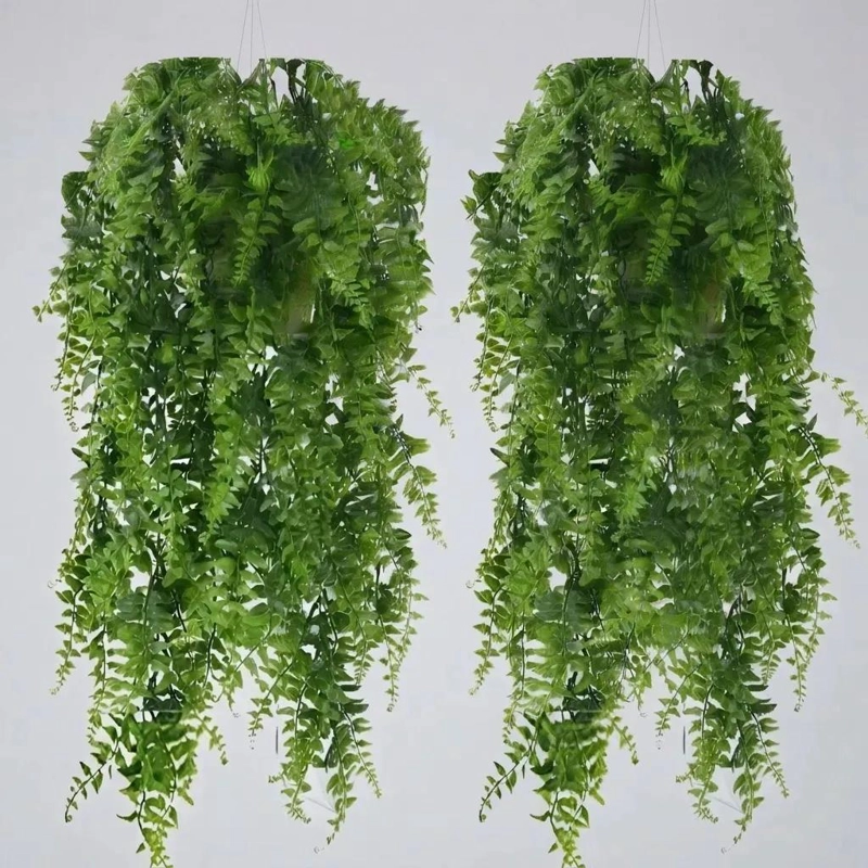 PACK DE 2 HELECHOS COLGANTES ARTIFICIALES PARA DECORACION - 2