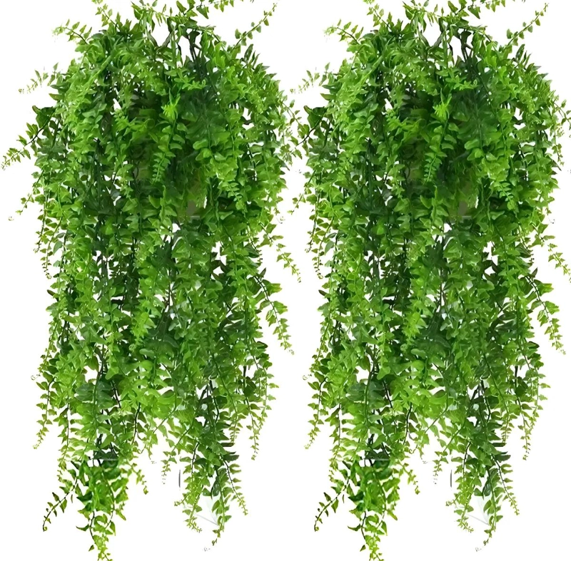 PACK DE 2 HELECHOS COLGANTES ARTIFICIALES PARA DECORACION - 4