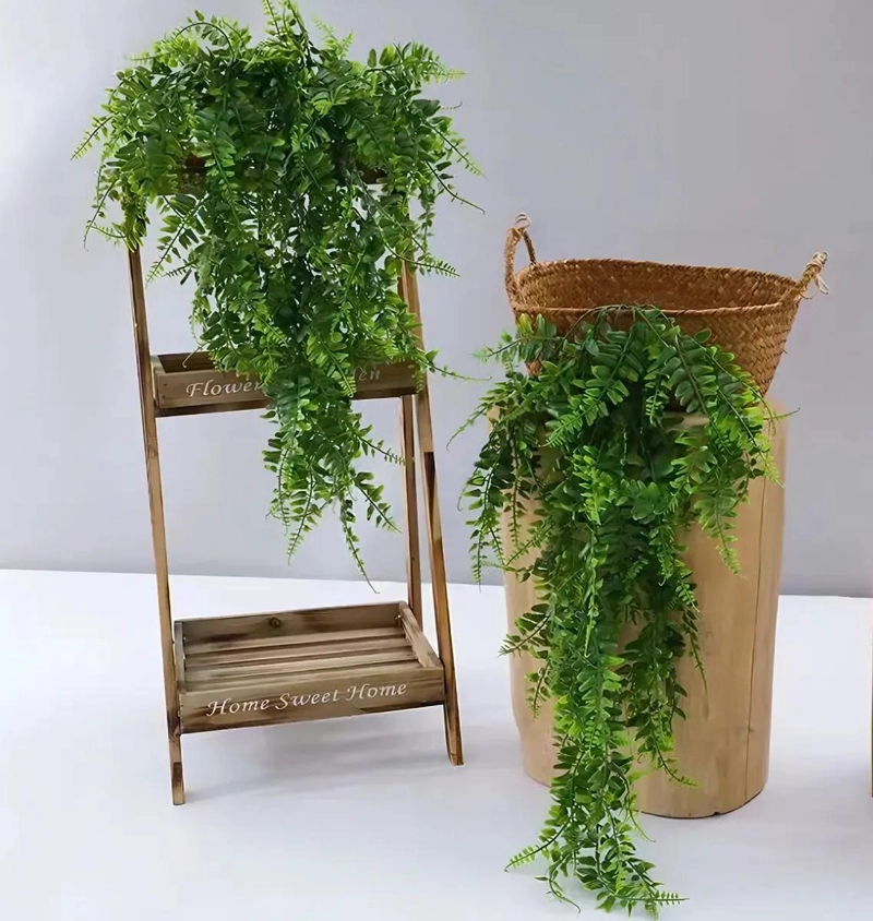 PACK DE 2 HELECHOS COLGANTES ARTIFICIALES PARA DECORACION - 5